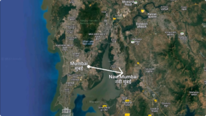 Map of Mumbai Trans Harbour Link 